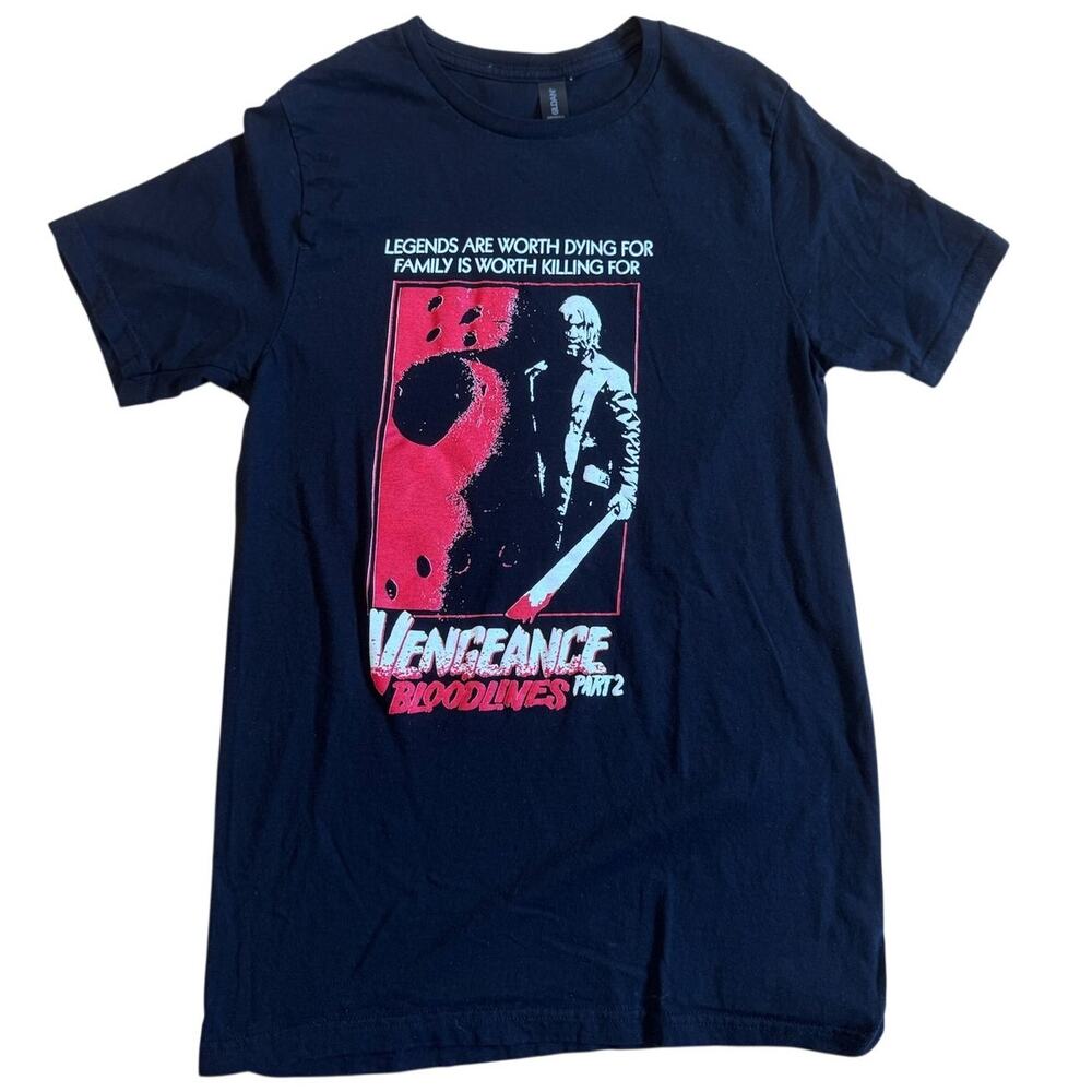 Friday the 13th Vengeance Bloodlines Part 2 Men's Black Shirt Medium